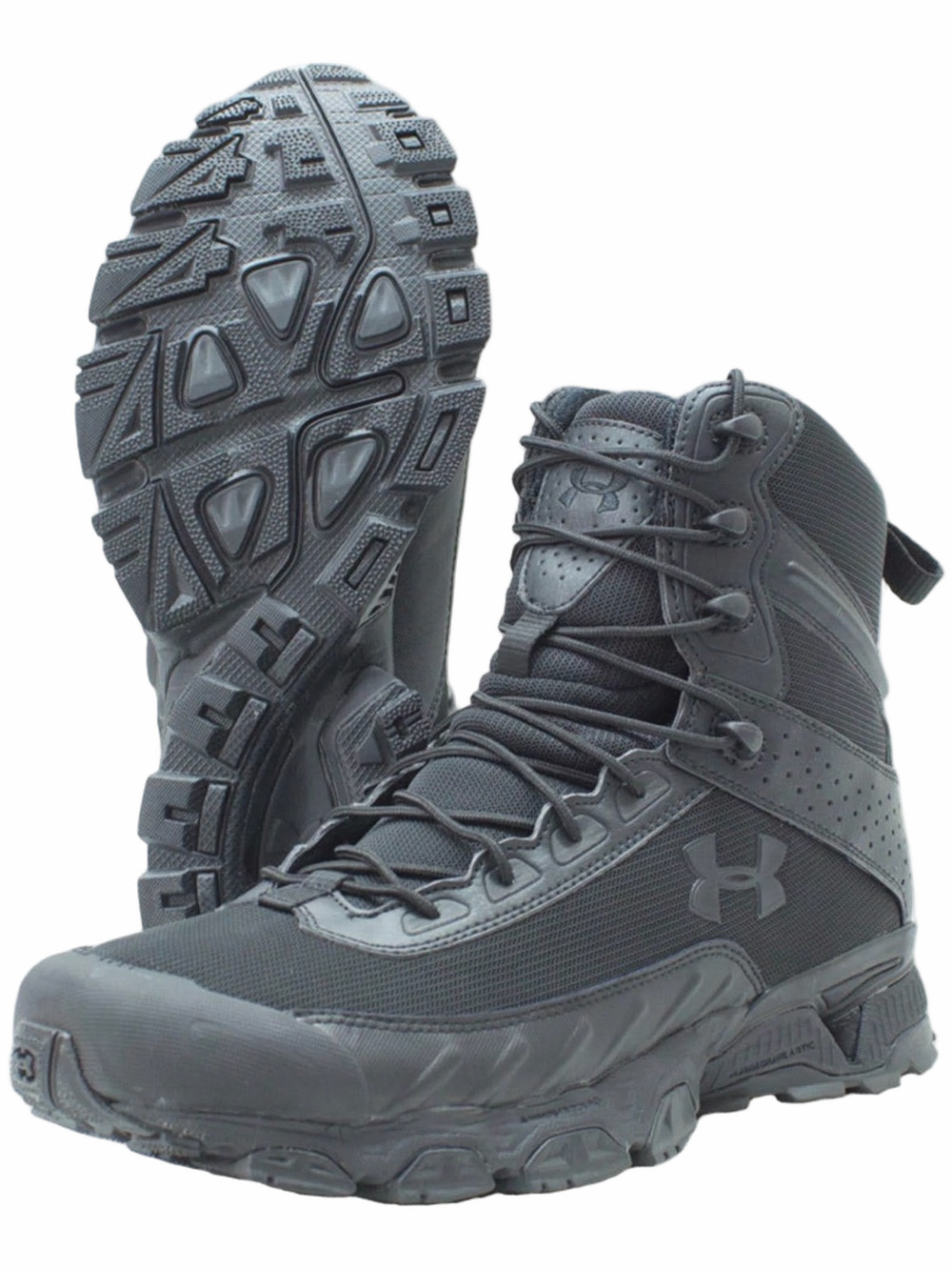 Under Armour Valsetz Black High-Top Tactical Hiking Boots Adult Men Size 9